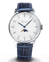 Montre Locman Homme 1960 Fasi Lunari in Acier 0256AA05A-00AVNKPB - 0256AA05A-00AVNKPB
